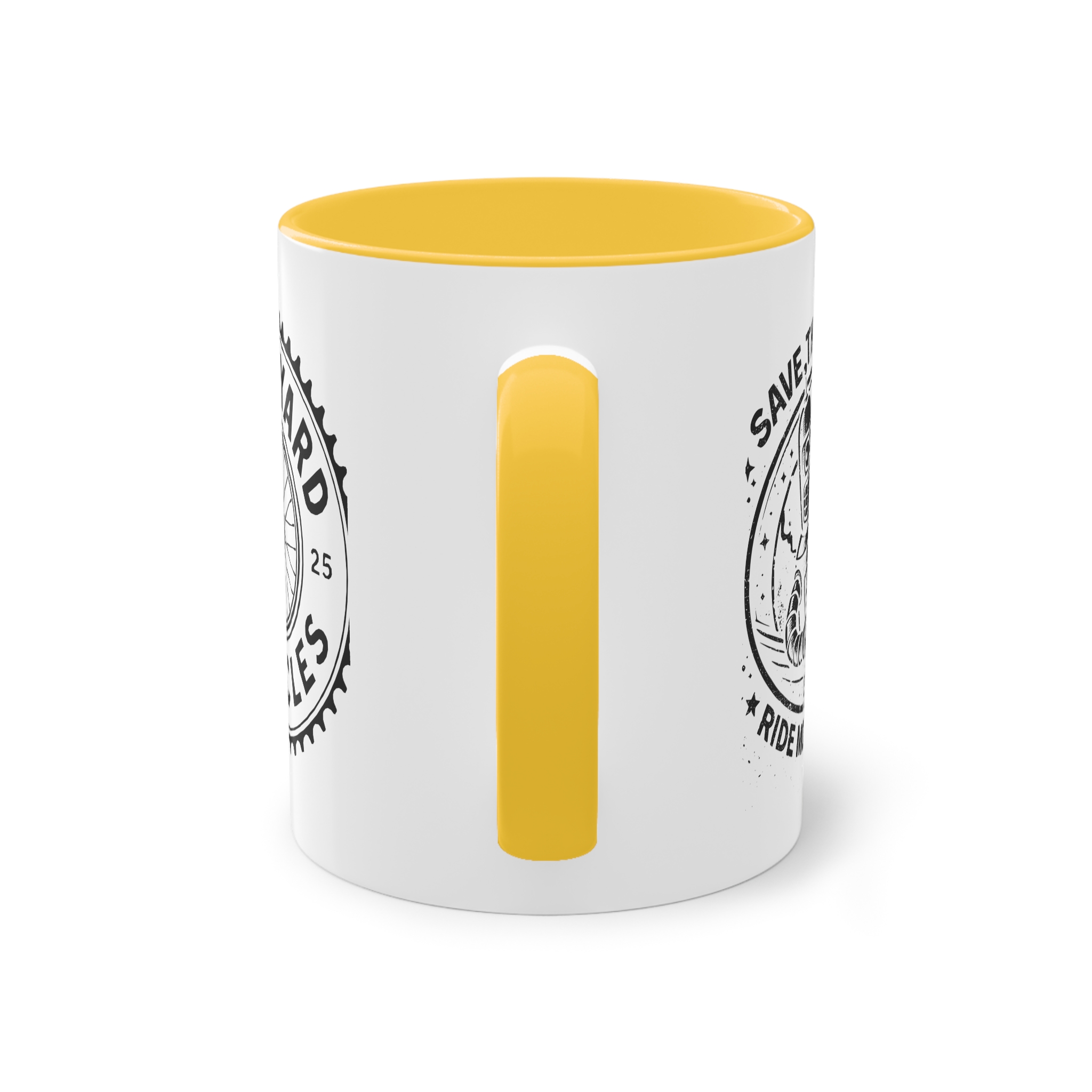 BYB - Biker Coffee Mug – Two-Tone 11oz Ceramic Mug – Bild 10